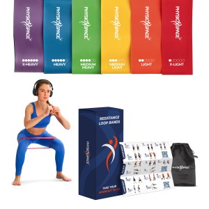 6 Levels of Loop Resistance Band Set